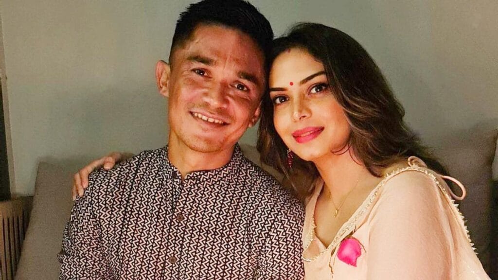 sunil chhetri wife sonam bhattacharya sixteen nine 1