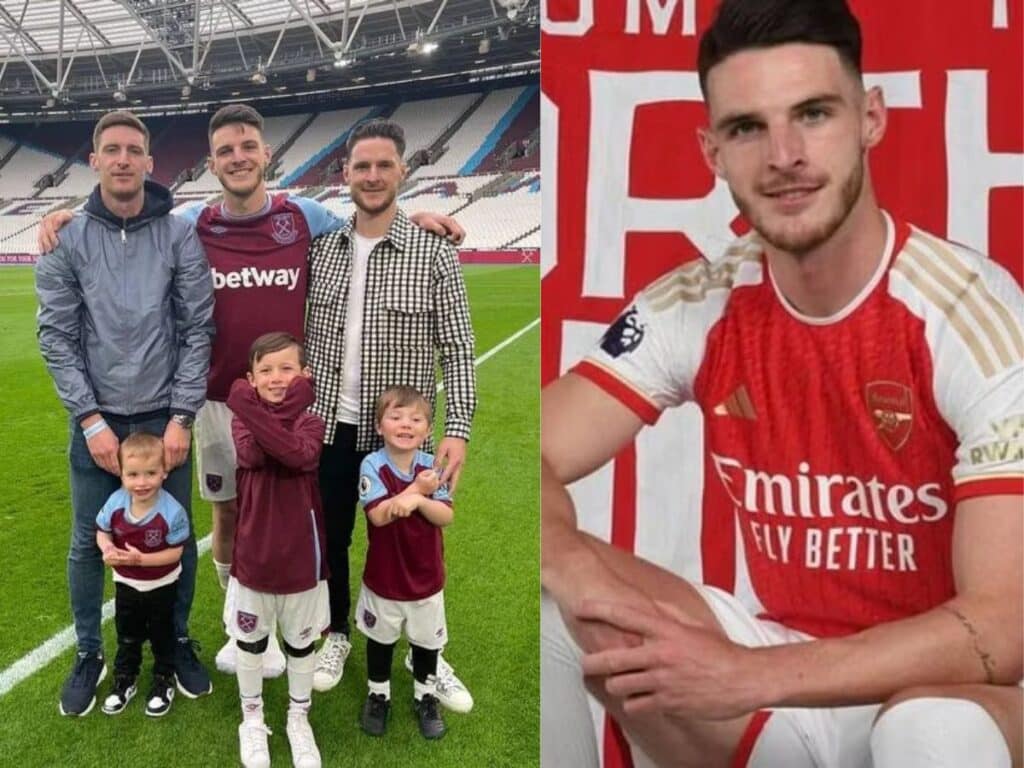 Declan Rice and his brothers