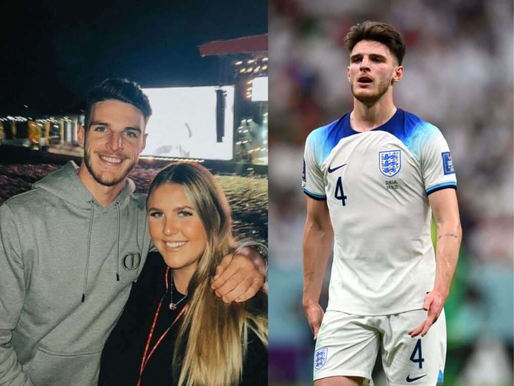 Declan Rice and his gf
