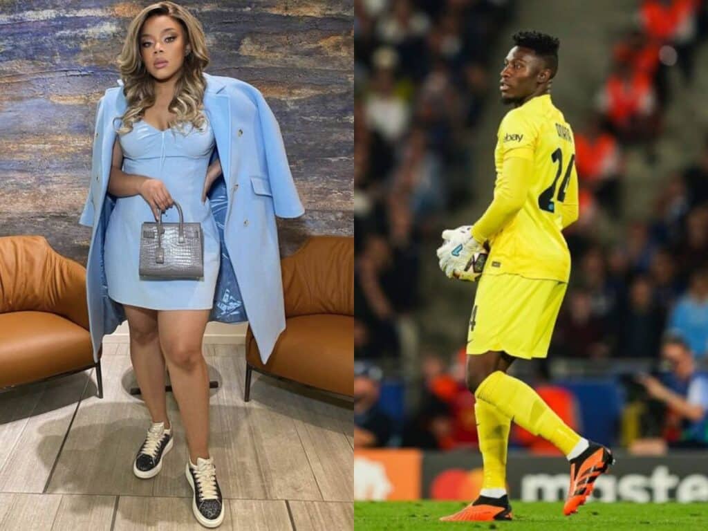 Andre Onana and his wife