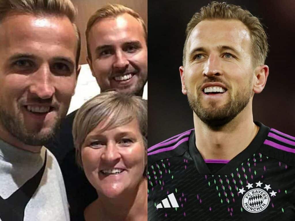 Harry Kane Mother and Brother
