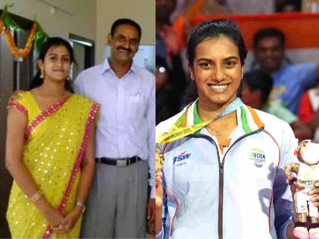 PV Sindhu Sister and father