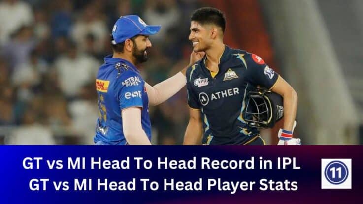 GT vs MI Head to Head