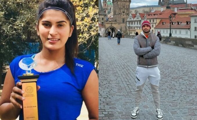 Neeraj Chopra wife - Himani Mor 