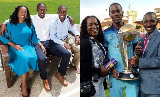 Jofra Archer mother and stepfather 