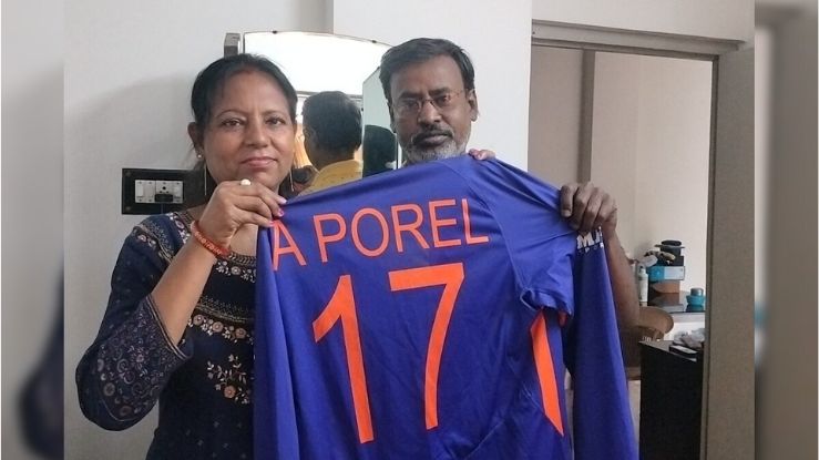 Abishek Porel father and mother