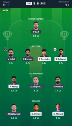 CSK vs RCB