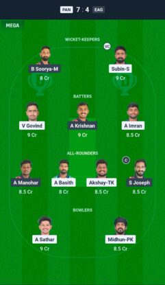 PAN vs EAG Dream11 Prediction Today Match