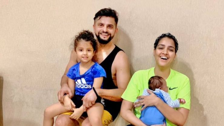 Suresh Raina Family