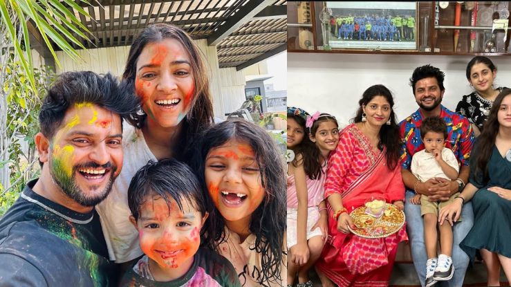 Suresh Raina Family