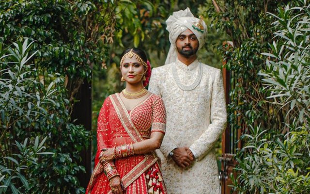 Rinny Kantaria and Jaydev unadkat Marriage Photo